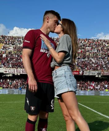 Paulina Procyk with her husband Krzysztof Piatek